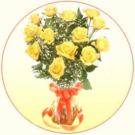 "Flower arrangement with 40 Red roses and fillers - Click here to View more details about this Product